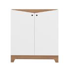 Sapateira Aparador Multifuncional Com 2 Portas - Branco Amade