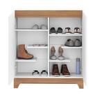 Sapateira Aparador Multifuncional Com 2 Portas - Branco Amade