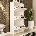 Sapateira Araci 3 Portas Branco - Pnr Móveis