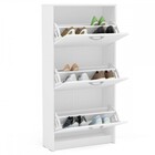 Sapateira Araci 3 Portas Branco - Pnr Móveis