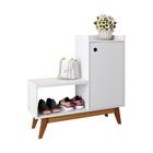 Sapateira Armário Com Assento Shoes - Jm3 Branco