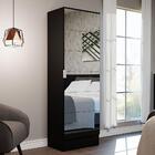 Sapateira Armário Multiúso Madesa Isis 1 Porta Com Espelhos -