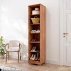 Sapateira Armario Organizador Lia Com Espelho E Prateleira