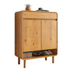 Sapateira Armário Vertical 44 Madeira 2 Portas 1 Gaveta 18 Pa