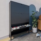 Sapateira Atlas 3 Portas Preto - Falkk