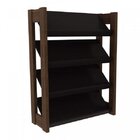 Sapateira Baixa Az  Preto/nogal