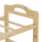 Sapateira Bambu 3 Níveis Stilo 6 Pares 67x24,5x51cm Mek