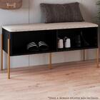 Sapateira Banco 93 Cm Pes Metal Oslo 28968 Artesano