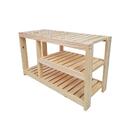 Sapateira Banco Aracaju 47x80x33 Em Madeira De Pinus Cor Natu