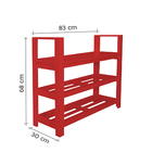 Sapateira Banco Com Braço De Piso Para Closets E Quartos 8 Pa