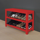 Sapateira Banco De Piso Para Closets E Quartos 8 Pares Sapato