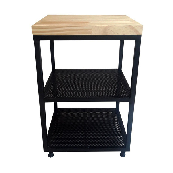 Sapateira Banco Estilo Industrial (Tam P) - 2 Prateleiras de