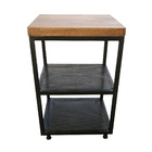 Sapateira Banco Estilo Industrial (Tam P) - 2 Prateleiras de