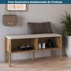 Sapateira Banco Estofado Oslo Artesano 93 Cm (largura) Mdp Ha