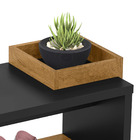 Sapateira Banco Hall 120kg - Mdp Com Nicho E Prateleira Ripada