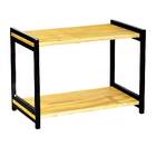 Sapateira Banco Industrial Madeira Natural