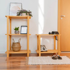 Sapateira Banco Laguna 2 Prat Em Madeira - Mel