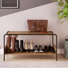 Sapateira Banco Multiuso Vermont  Vermont/preto