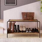 Sapateira Banco Vermont Carvalho E Preta