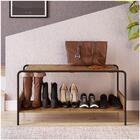 Sapateira Banco Vermont Carvalho E Preta