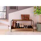 Sapateira Banco Vermont Carvalho E Preta