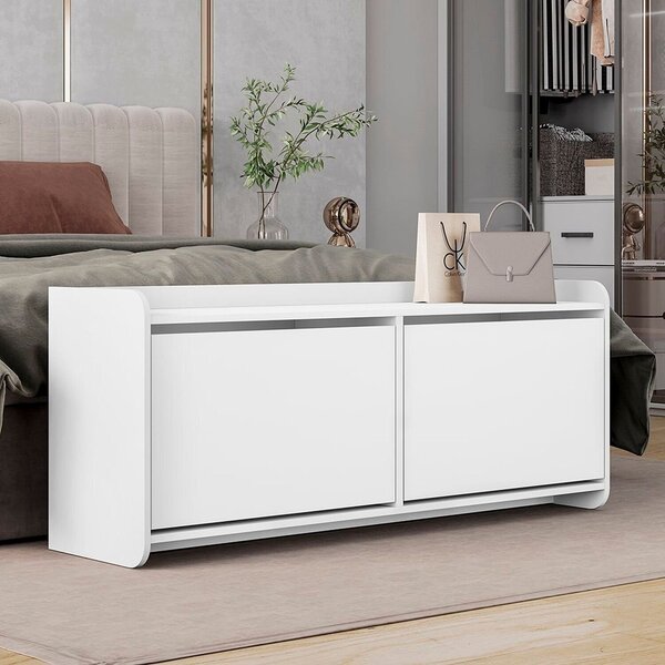 Sapateira Basculante 2 Portas Dália Branco