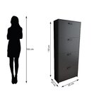 Sapateira Basculante 4 Gavetas Lunna Preto