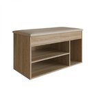 Sapateira Baú Com Tampo Estofado Oak