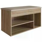 Sapateira Bau Com Tampo Estofado Sp080 Completa Moveis