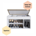 Sapateira Baú Tradicional Branca