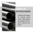 Sapateira Branca E Tubos Cromados Carraro