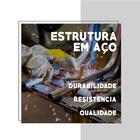 Sapateira Branca E Tubos Cromados Carraro