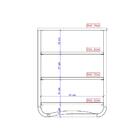 Sapateira Branca Tubo Ouro Velho Carraro