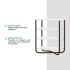 Sapateira Branca Tubo Ouro Velho Carraro