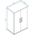 Sapateira Branco - Pnr Móveis