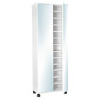 Sapateira C/ 2 Portas E Espelho Jsm -santos Dumont - Branco