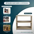 Sapateira Carvalho Para Quarto Sala 50 X 40 X 25cm