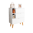 Sapateira Classic Com Uma Gaveta Duas Portas E Pés Palitos -