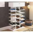 Sapateira Com 01 Gaveta E 15 Prateleiras Sp020 Completa Moveis