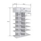 Sapateira Com 01 Gaveta E 15 Prateleiras Sp020 Completa Moveis