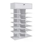 Sapateira Com 01 Gaveta E 15 Prateleiras Sp020 Completa Moveis