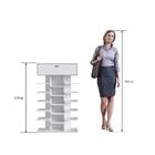 Sapateira Com 1 Gaveta E 15 Prateleiras 18 Pares Branco