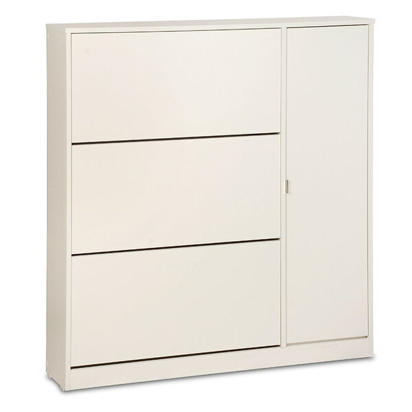 Sapateira Com 1 Porta E 3 Gavetas Turim-santos Dumont - Branc