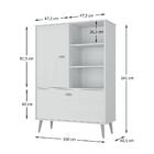 Sapateira Com 2 Portas - Branco