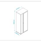 Sapateira Com 2 Portas E Espelho - Branco