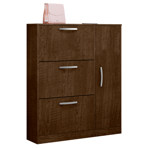 Sapateira Com 4 Portas E 1 Prateleira Niterói Malbec