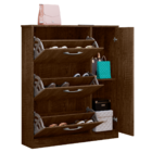 Sapateira Com 4 Portas E 1 Prateleira Niterói Malbec