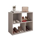 Sapateira Com 4 Prateleiras Milan  Cacao