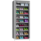 Sapateira Com 9 Prateleiras Para Calçados E Objetos - Cinza