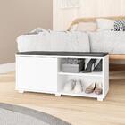 Sapateira Com Banco 1 Porta Multimóveis Cr35043 Branca